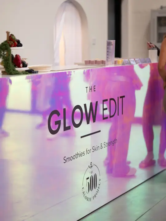 The Glow Edit bar