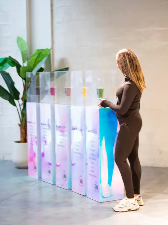 Smoothie display