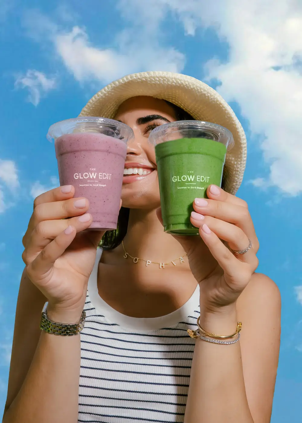 The Glow Edit smoothies
